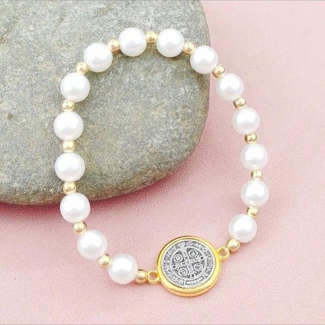 Brazalete De Perlas de San Benito